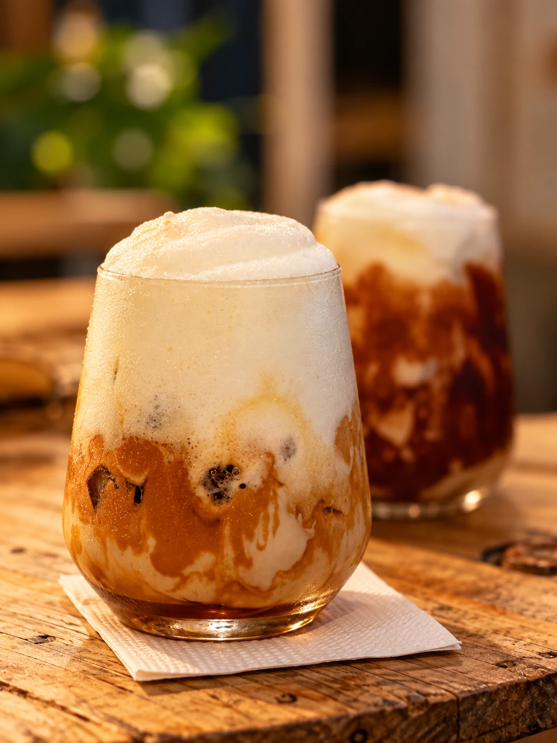 Café gelado cremoso